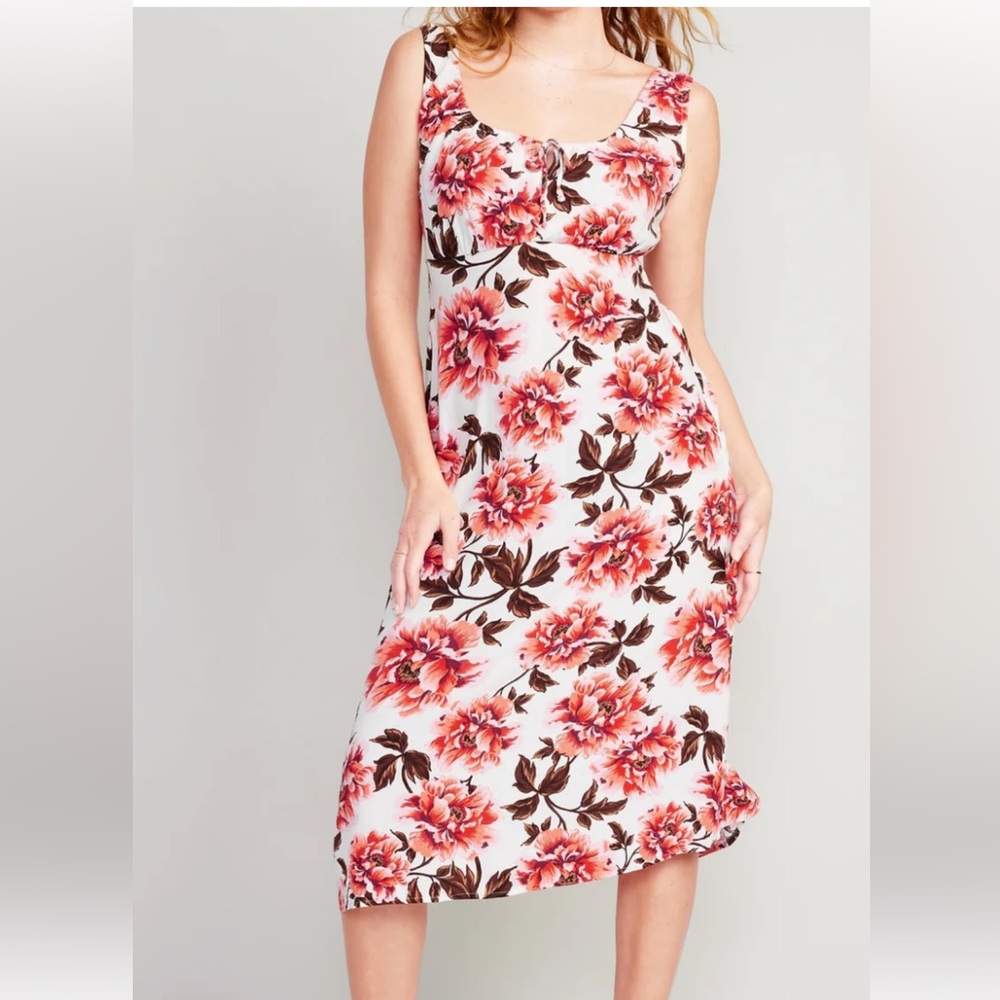 Old navy Floral Print Midi Skirt